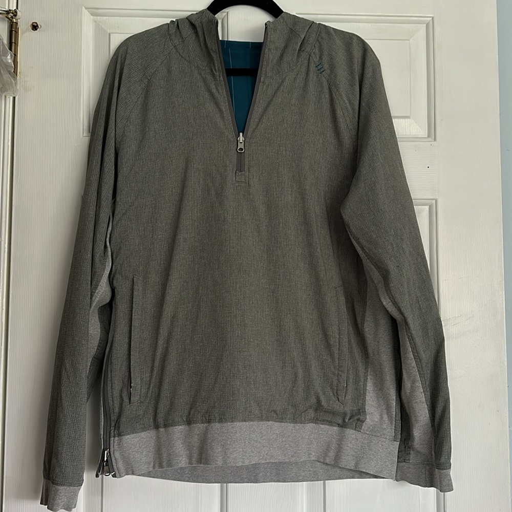 Men’s Medium Lulemon anorak Reversible Half Zip Lightweight Hoodie jacket